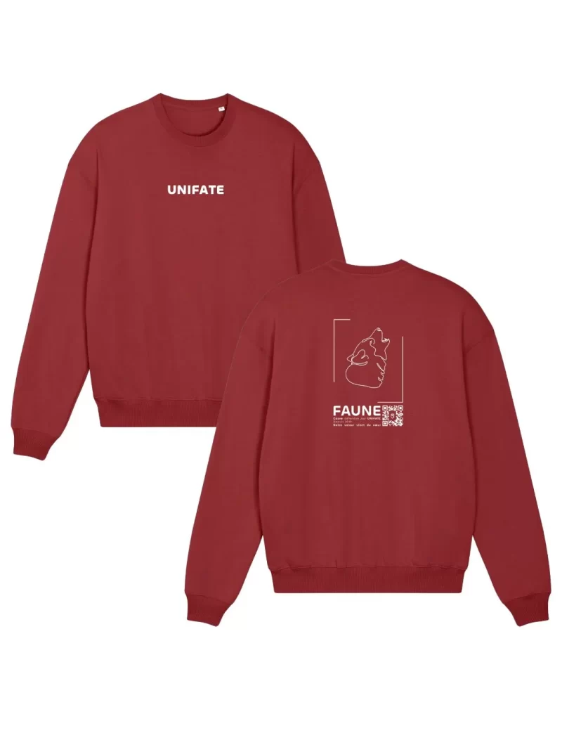 unifate-marque-responsable-rennes-collection-faune-ete-sweat-rouge